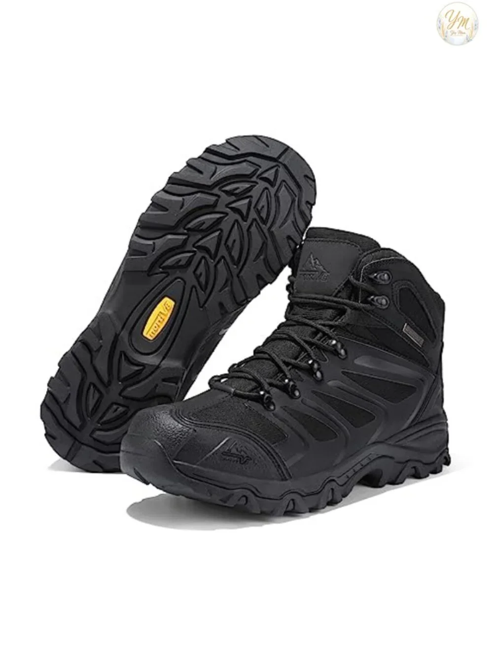 Waterproof Hiking Boots Lightweight Ankle High Lace-Up Outdoor Trekking